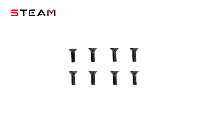 M2×5mm Flat Head Hexagonal Screw 8pcs MK7016
