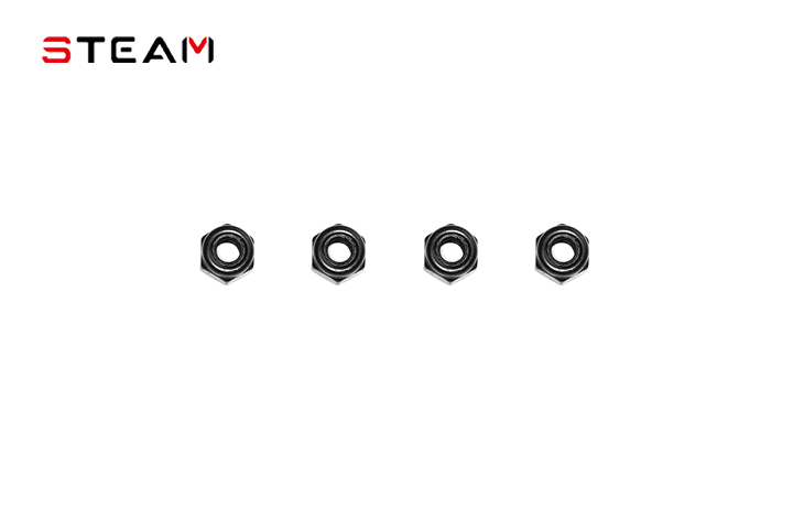 M2.5 防松螺母/黑 4颗装 MK7045
