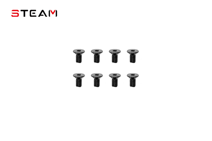 M2.5×5mm Flat Head Hexagonal Screw 8pcs MK7023