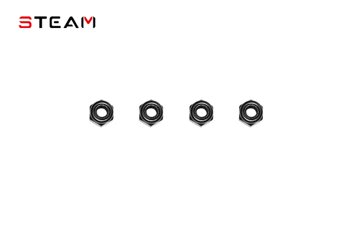 M2.5 Nut/Black 4pcs MK7045