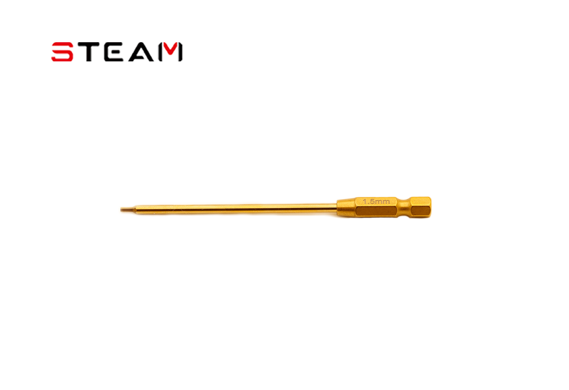 Steam 1.5mm Titanium Plated Hexagon Screw Driver Head HZ018