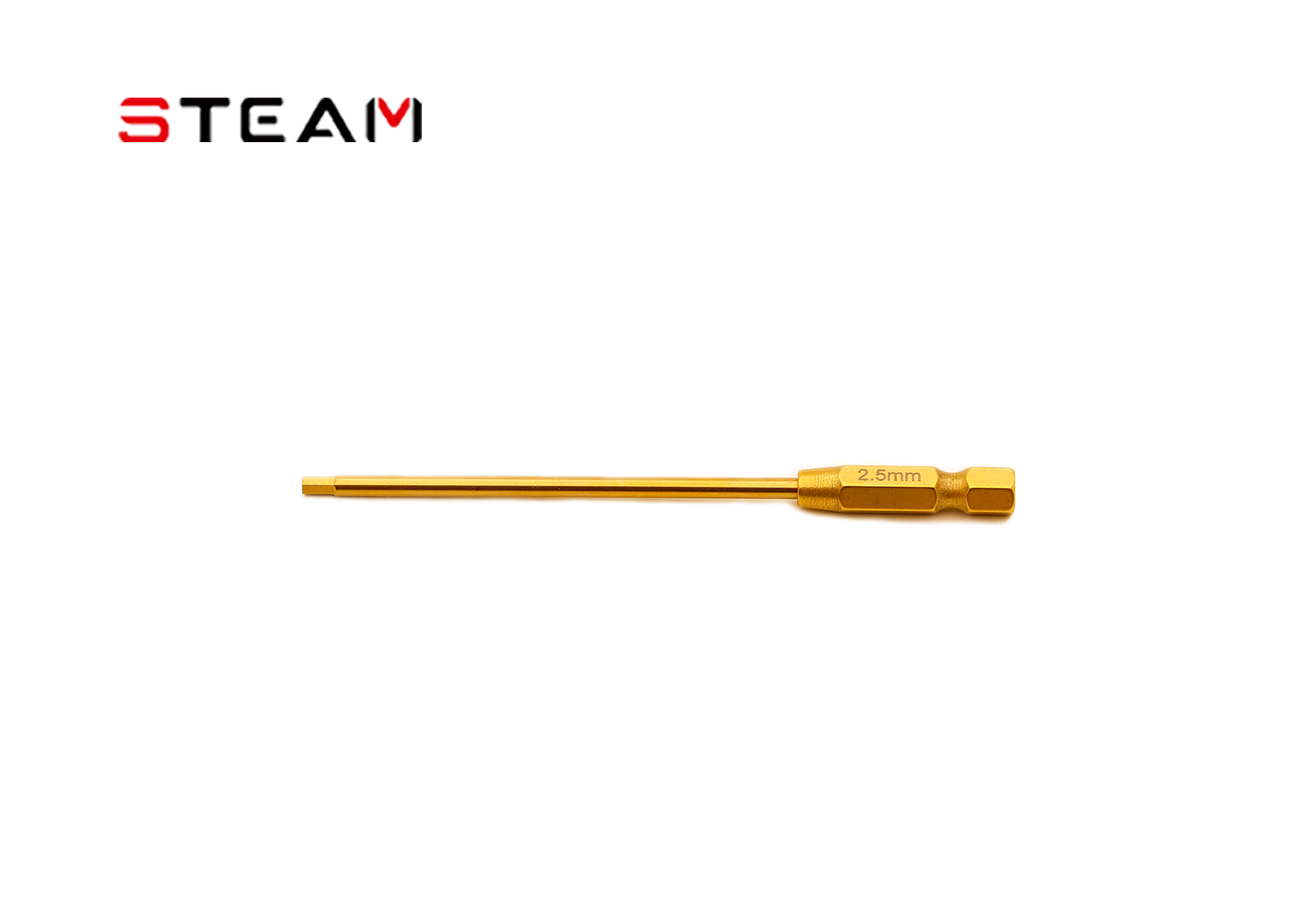 Steam 2.5mm Titanium Plated Hexagon Screw Driver Head HZ020