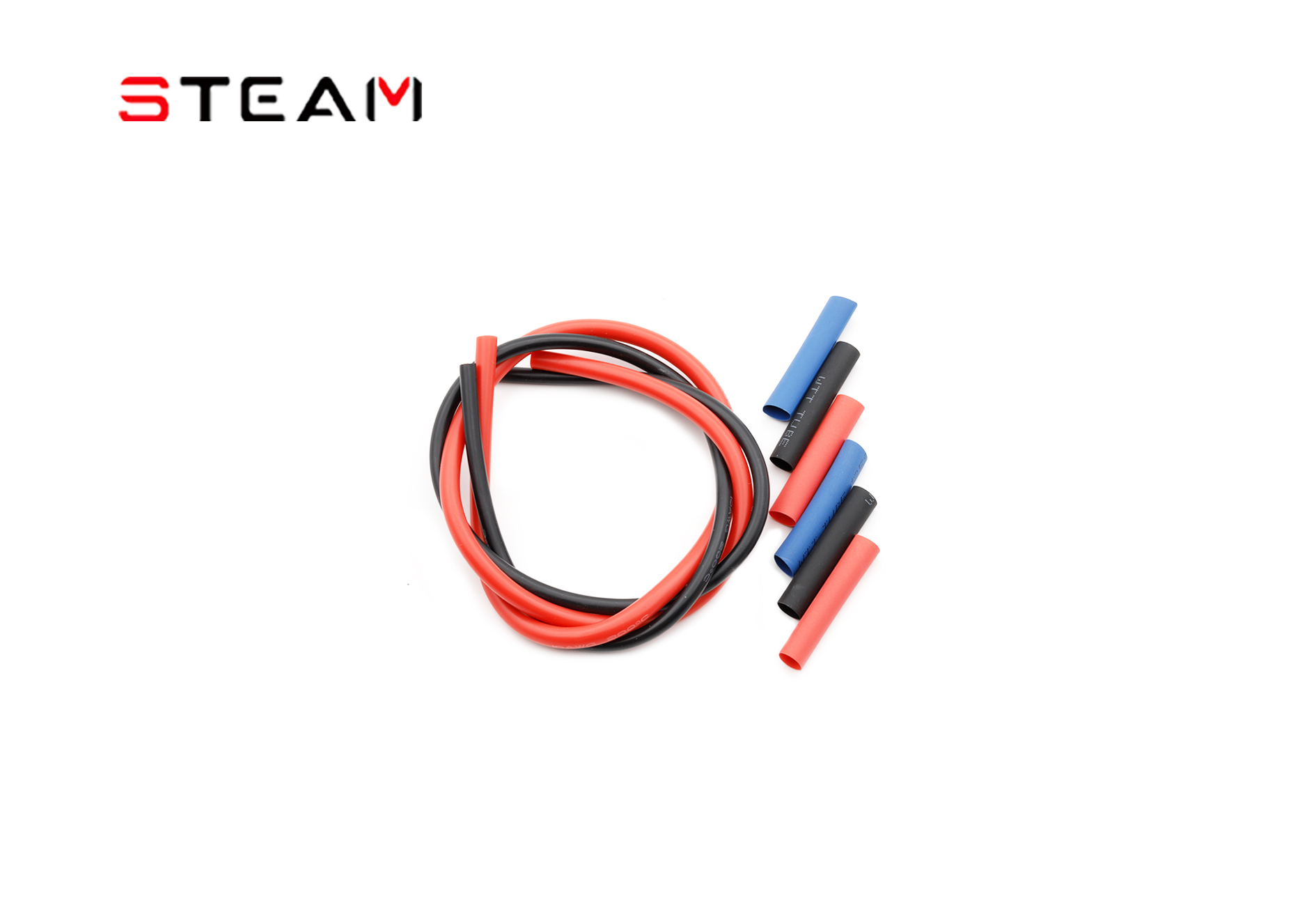 Steam 16AWG Red & Black Special Soft Silica Gel Wire E12020C