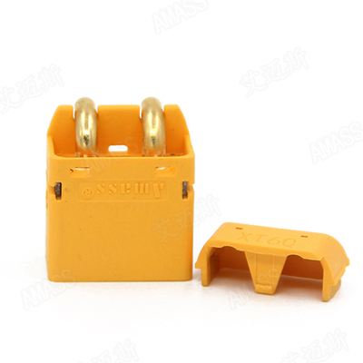 Amass XT60PW卧式板式电路板插头/公头