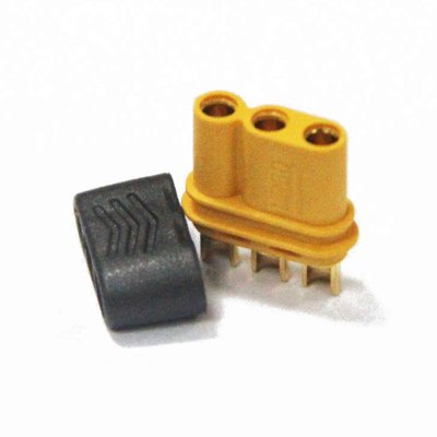 Amass MR30三芯版2mm镀金插头/母头