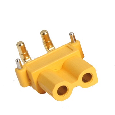 Amass XT30PW PCB板专用2芯卧式连接器插头/母头