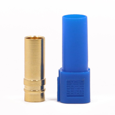 Amass XT150加长6mm镀金香蕉插头/母头/蓝