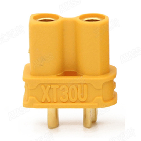 Amass XT30U 2mm镀金低阻值插头/母头