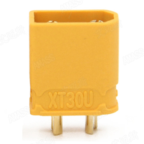 Amass XT30U 2mm镀金低阻值插头/公头