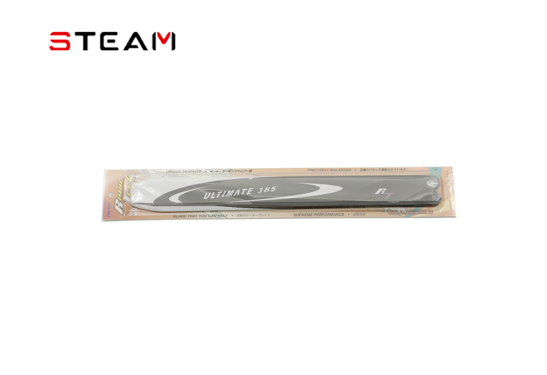 芬记FK380MM碳纤主旋翼/紫 RT-385MM-U