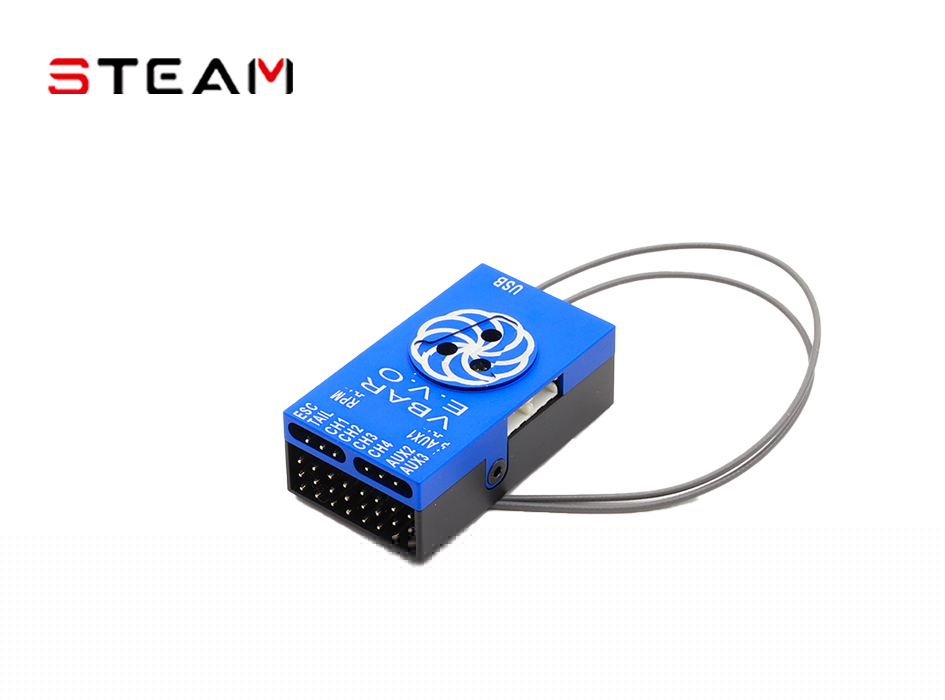 VBar 3 Axis Gyroscope Vbar EVO Metal Outcase/Upgraded Part TS020-Blue