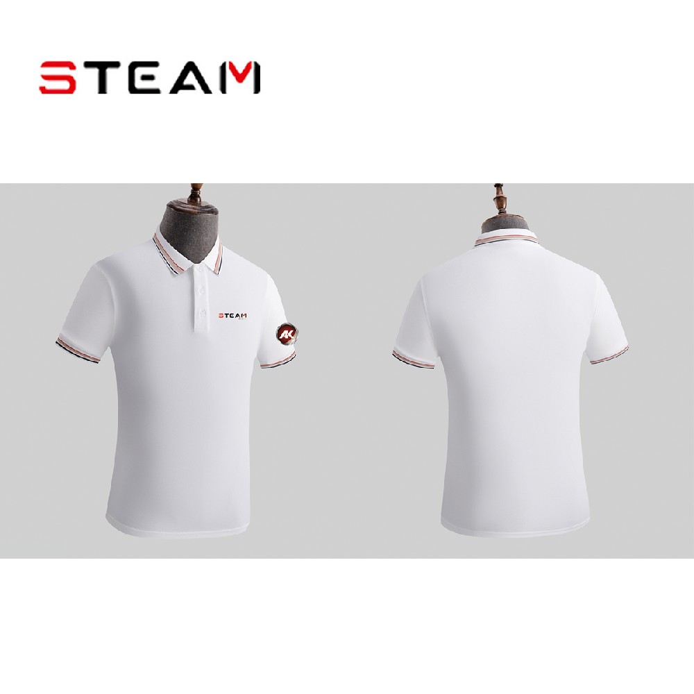 新越Steam男士短袖Polo衫男透气夏季
